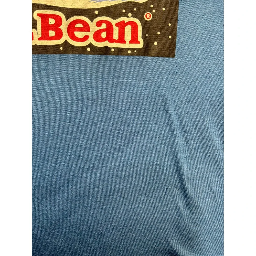 Gorpcore Kids‎ LL Bean Graphic Long Sleeve Tee M 10-12 Blue